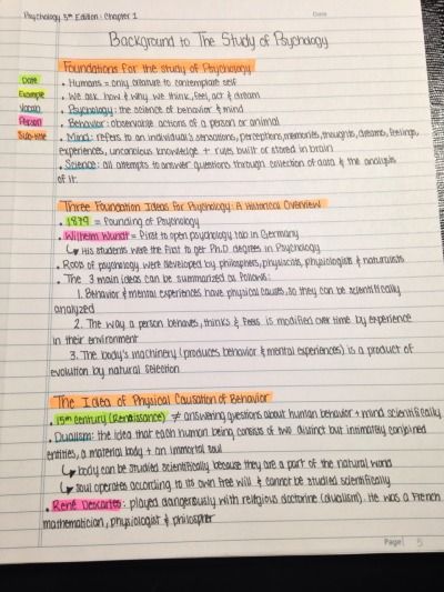 Experiments in note taking techniques: black ink & highlighters