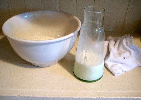 How to remove ink stains -- MATERIALS: 2 Parts Whole Milk 1 Part White Distilled Vinegar Large Bowl INSTRUCTIONS: 1. Combine Milk and Vinegar. Pour just enough milk to cover your garment into a large bowl. Add about half as much white distilled vinegar. 2