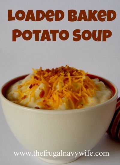 Loaded Baked Potato Soup