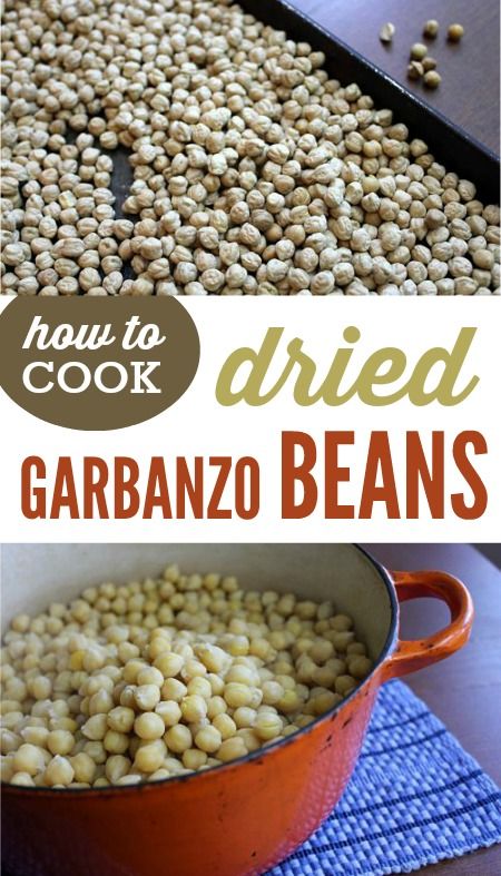 How to cook dried garbanzo beans