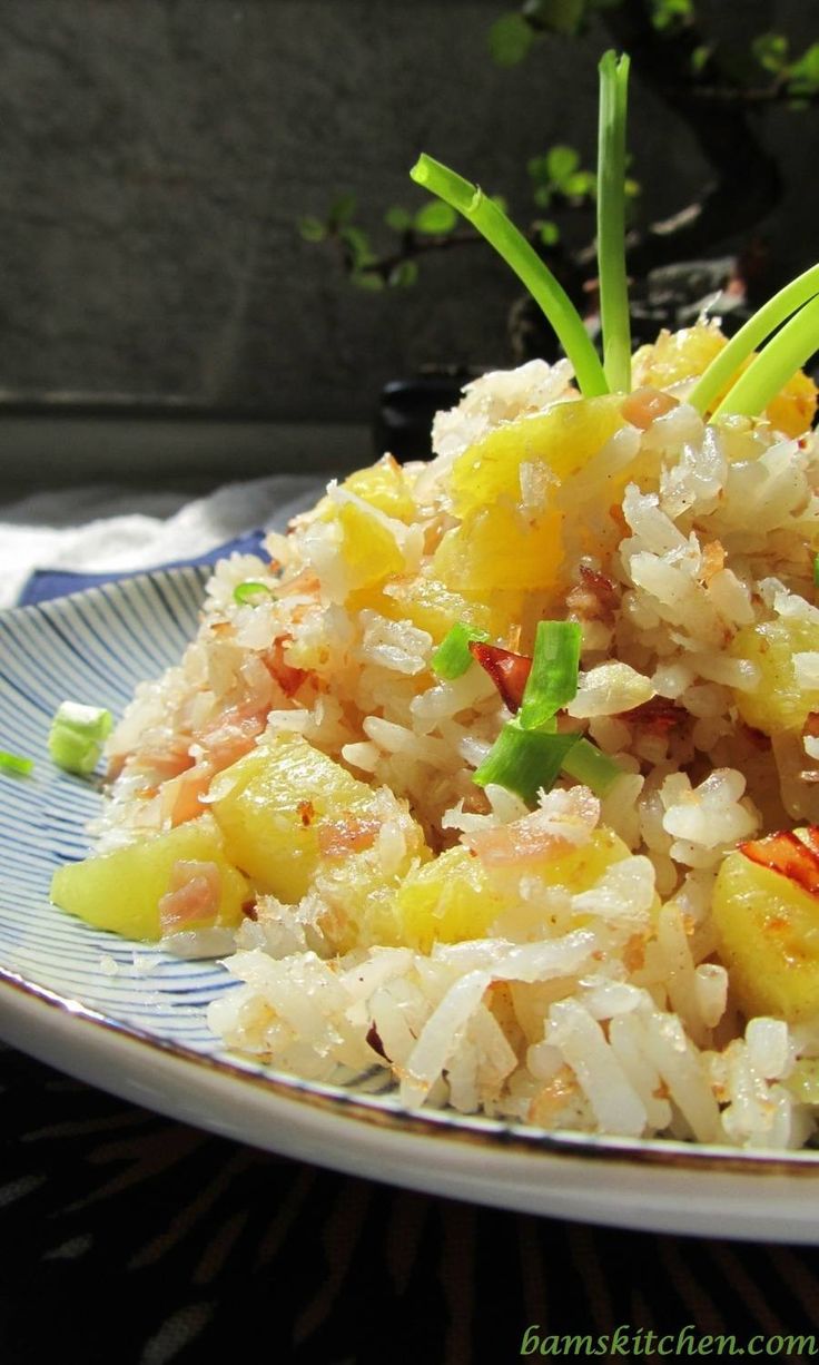 Hawaiian Luau Rice is a little sweet, a little savory and little bit tropical and the perfect cure for the dog days of summer.