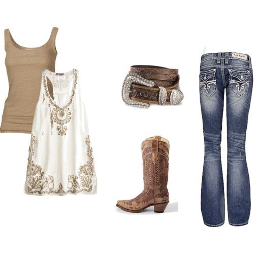 Cute Country Girl Outfit | Country Girl Summer Night - Polyvore