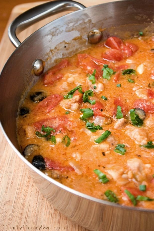 Chicken Marengo Recipe ~ comforting chicken dish with one amazing sauce... Serve with mashed potatoes