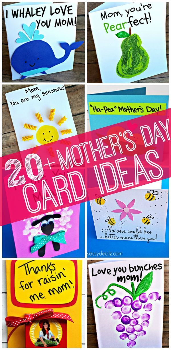 20+ Mother's Day Card Ideas for Kids to Make! |Crafty Morning