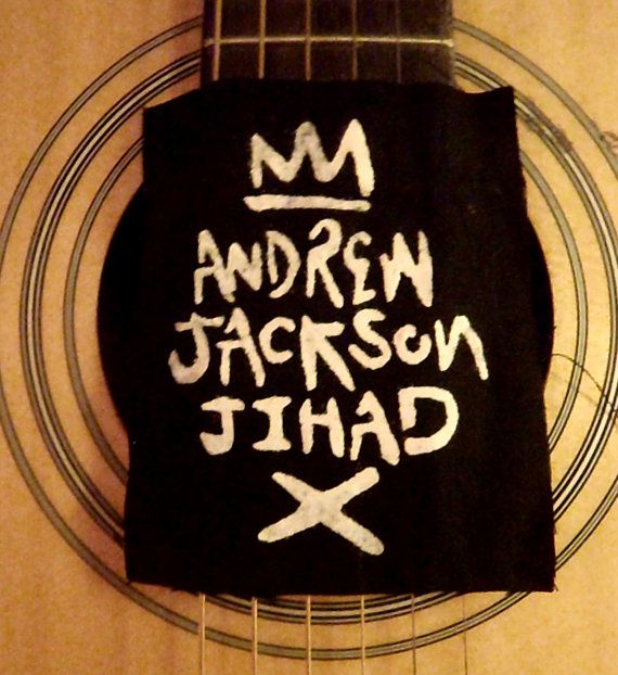 Andrew Jackson Jihad folk punk patch by CastleCraftings on Etsy, $4.00