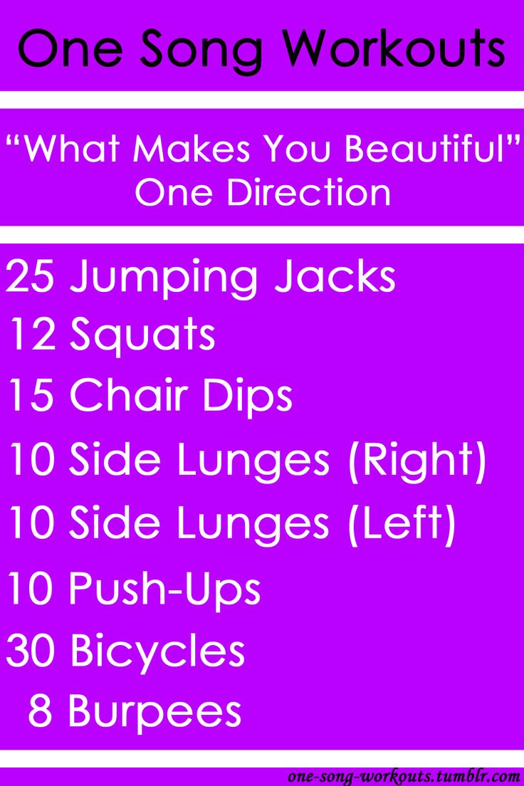 One Song Workouts   what makes you brautiful  one direction