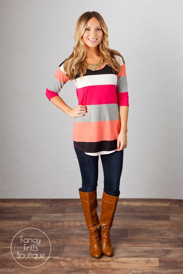 Striped tunic