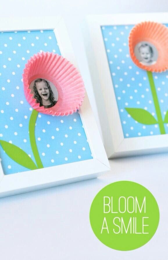 A super pretty kids spring craft - this would be perfect for Mother's Day | spring crafts for kids