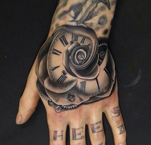 This morphing rose-clock was done by Andres Acosta