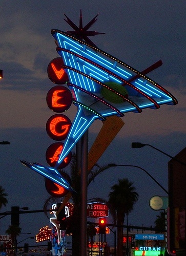 Fremont Street in the Old Vegas
