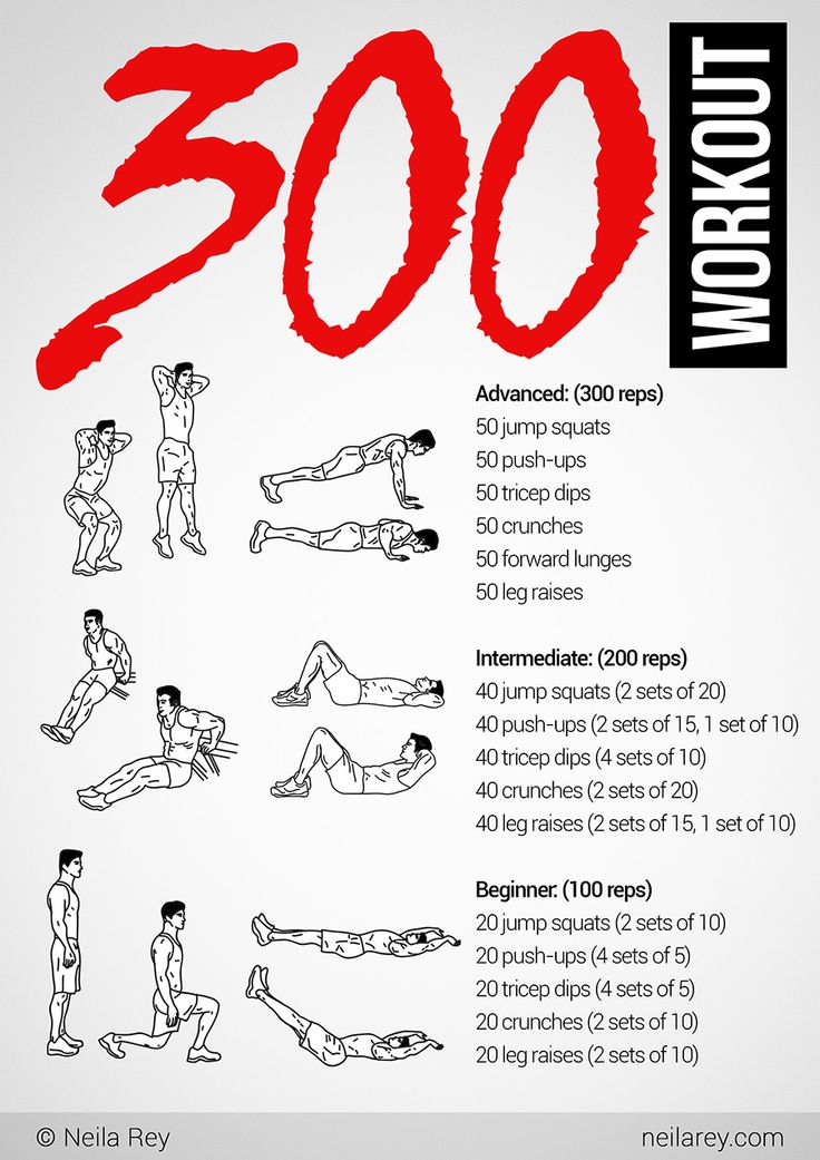 300 Workout for the morning
