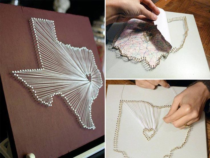 How to make string map art step by step DIY tutorial instructions, How to, how to make, step by step, picture tutorials, diy instructions, craft, do it yourself