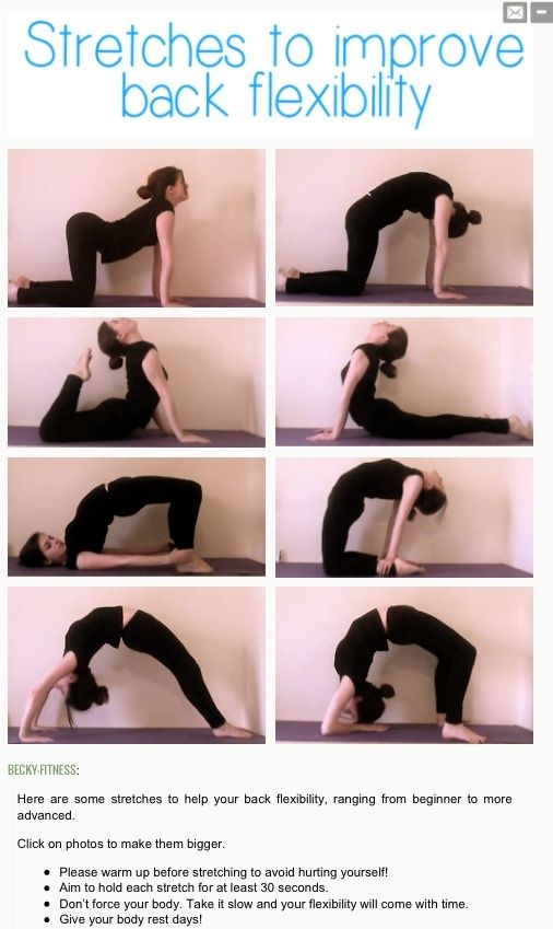 Back stretches from BackOnPointe
