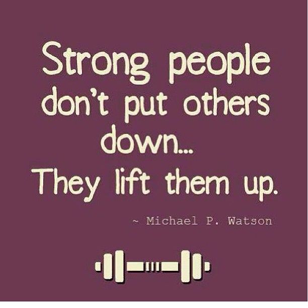 Weak people think that they are gonna be better by making people feel bad....but that kind of people don't matter...