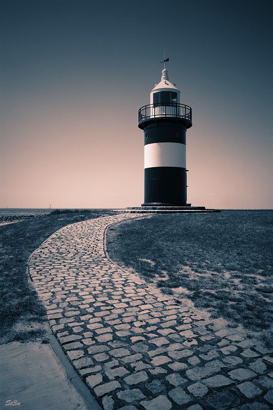 Lighthouse in the North Sea, Germany