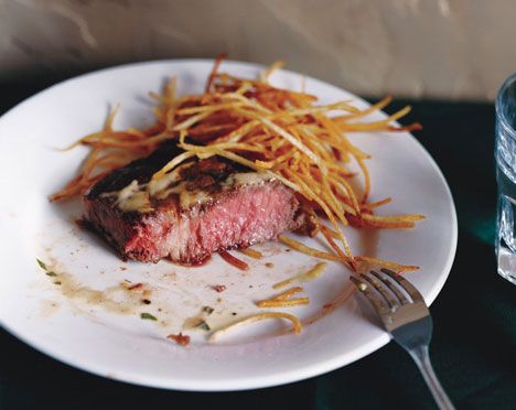 Pan-Seared Rib-Eye Steak with B