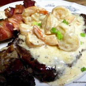 Cajun Cream Sauce with Shrimp. Serve over steak, chicken, seafood, or pasta.