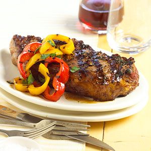 3 herb steaks