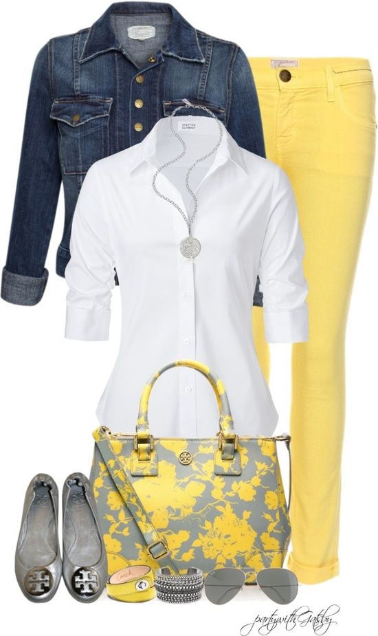 I am just loving the yellow!