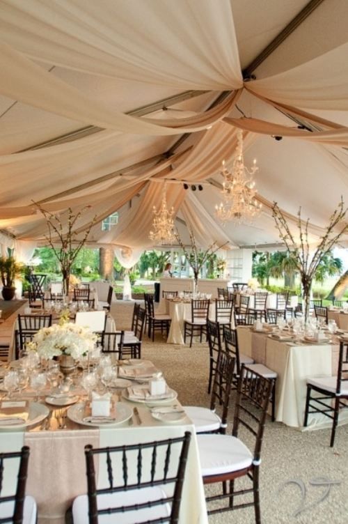 Outdoor Wedding Tent - So pretty