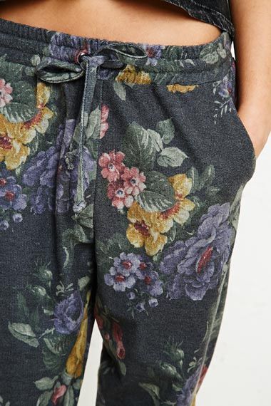 floral sweats.