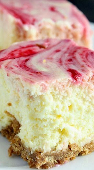 Lemon Raspberry Cheesecake Squares ~ Cheesecakes are one of the most versatile desserts and whatever you add to them they will taste great!