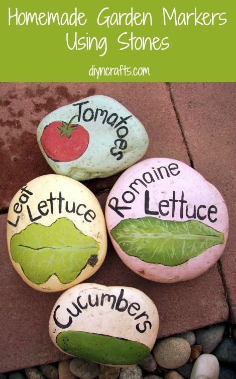 Easy Homesteading: Garden DIY Project – Homemade Garden Markers Using Stones