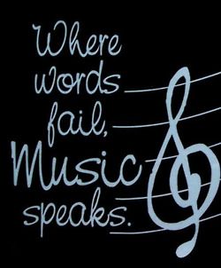 2. I love music. Music is my life. If I can't talk, let me sing. Let me play the piano or violin. If I don't know an instrument, let me try it anyways. Music is my creative outlet, my stress reliever, my prayer, and my love. Let me make music and 