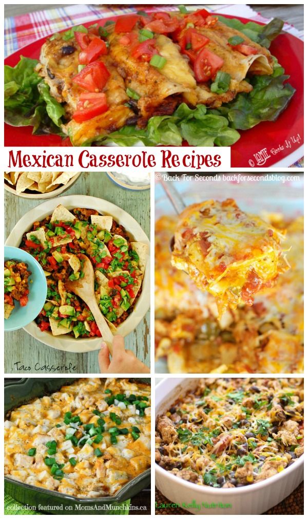 xican Casserole Recipes #Mexican #Recipes
