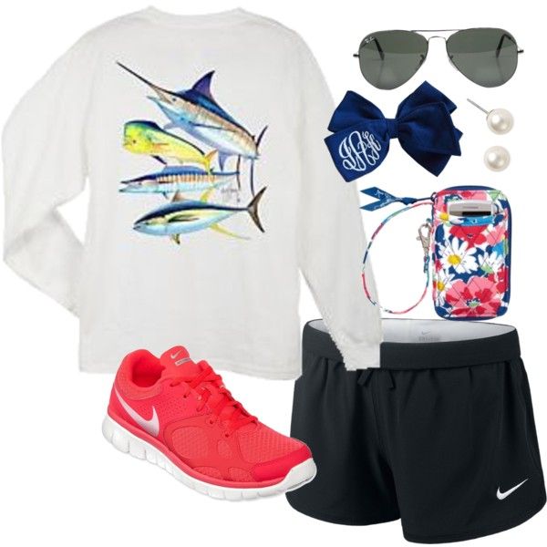 OOTD- out & about in Charleston, created by classically-preppy on Polyvore Great look got just running around