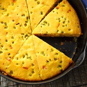 Jalapeno Buttermilk Corn Bread Recipe from Taste of Home -- shared by Debi Mitchell of Flower Mound, Texas