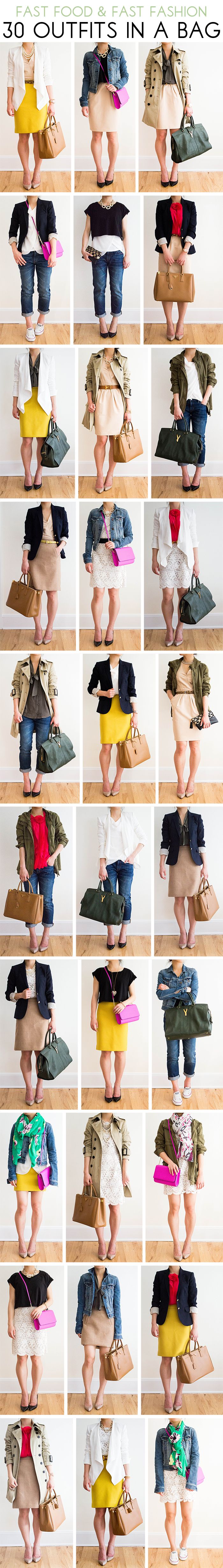 30 Outfits in a Bag: Boyfriend Jeans - why can't I learn to do this?!?!?!?