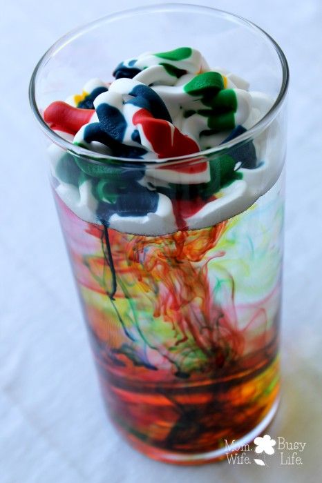 How to Make Shaving Cream Rain - fun activity to do with the kids!