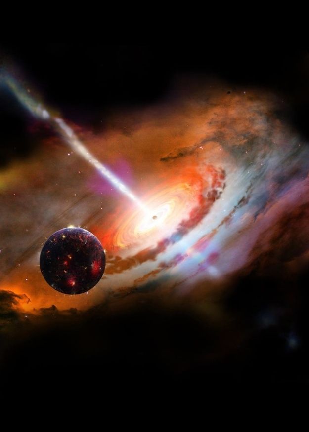 Without a star to guide them, these planets fall toward a massive black hole