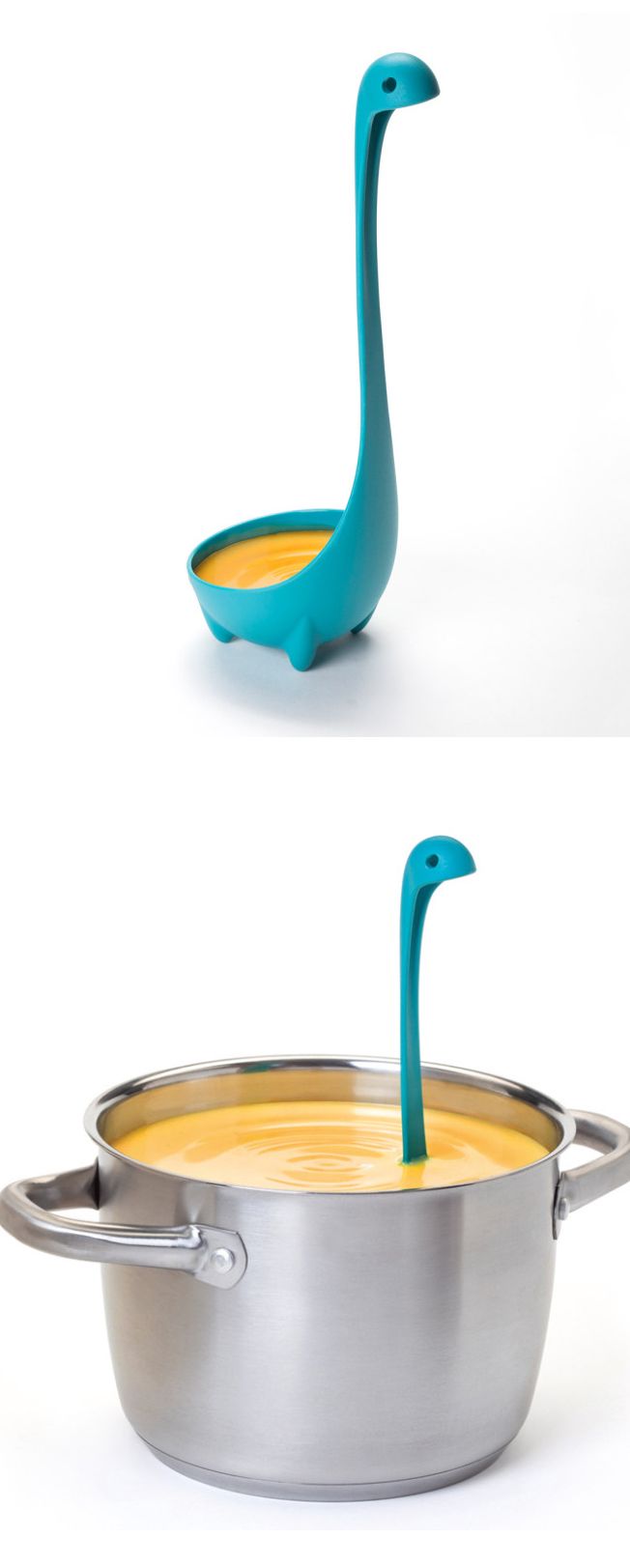 Loch Ness Ladle - lol!!! Cute and I would totally use this.