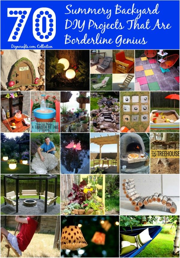 70 Summery Backyard DIY Projects That Are Borderline Genius – DIY & Crafts