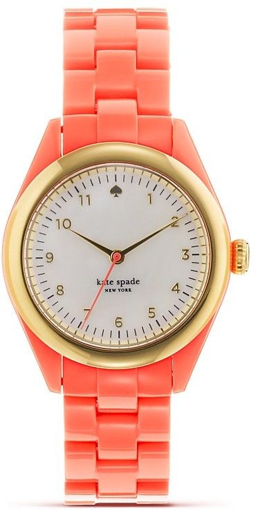 Coral Kate Spade watch