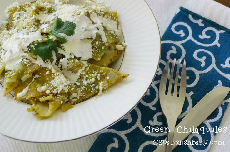 Green chilaquiles always remind me of my pebbled street walks on the car-less streets of Oaxaca.  Passing church after beautiful church and determined to s