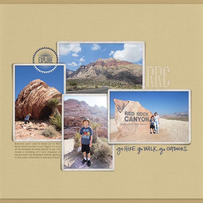 Julie DeGuia, Designer Digitals gallery, Red Rock Canyon park just outside Las Vegas