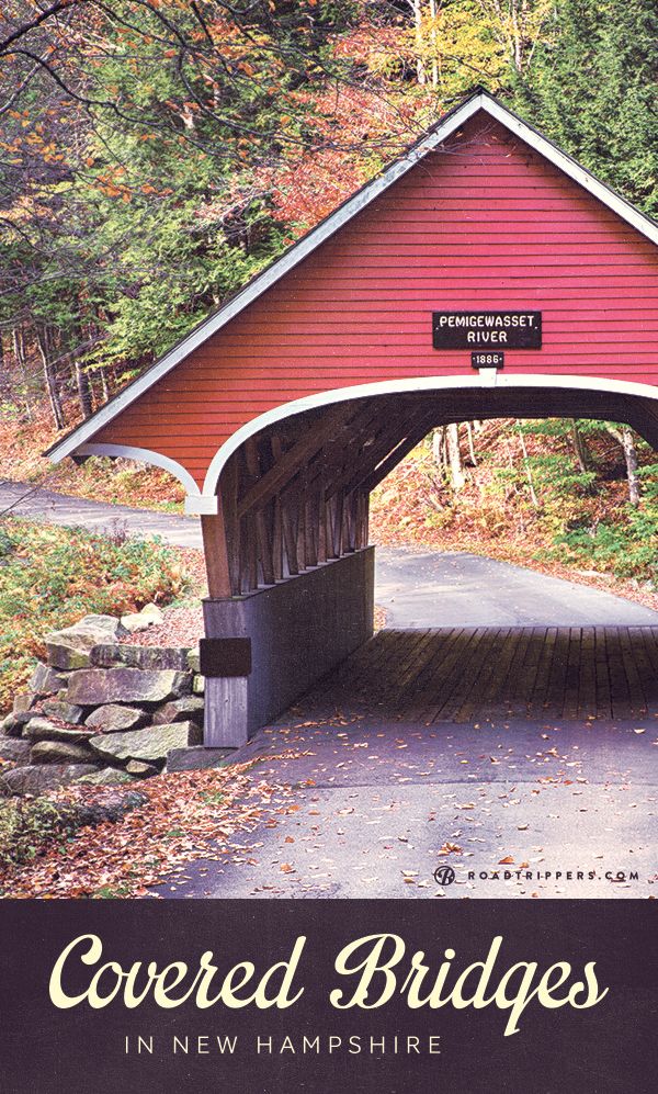New Hampshire has a ton of historical covered bridges. These great attractions are very scenic and you can still walk or drive through most of them today!