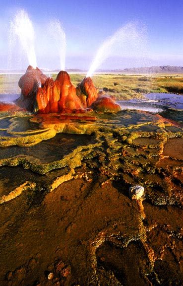 ✮ Fly Geyser - Black Rock Desert, near Las Vegas, Nevada (one of the best kept secrets in Vegas)