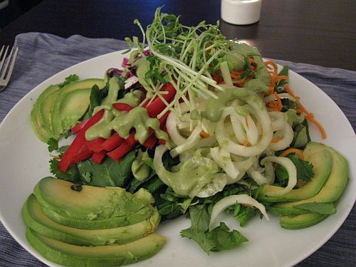 Spicy Thai raw salad
