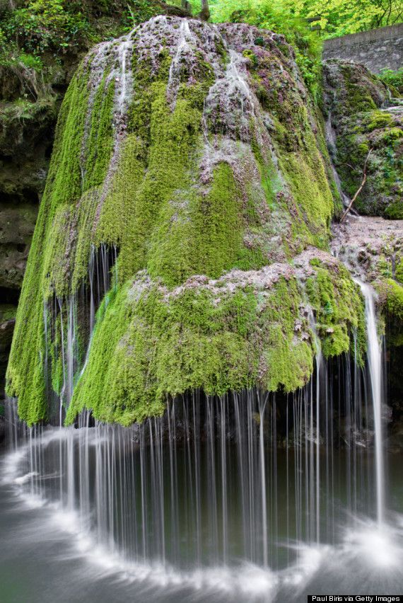 Sometimes you see a photo of nature and think "well, that just can't be real." This is one of those times. Izvorul Bigăr, or the Bigar Waterfall in Romania looks like something straight out of a fairytale.