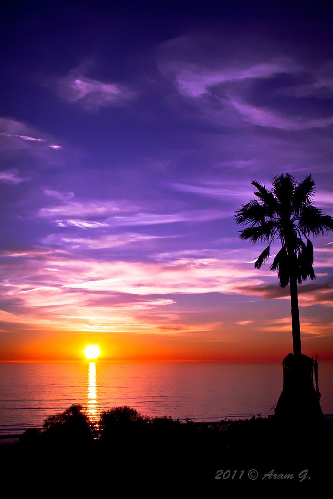 California sunset
