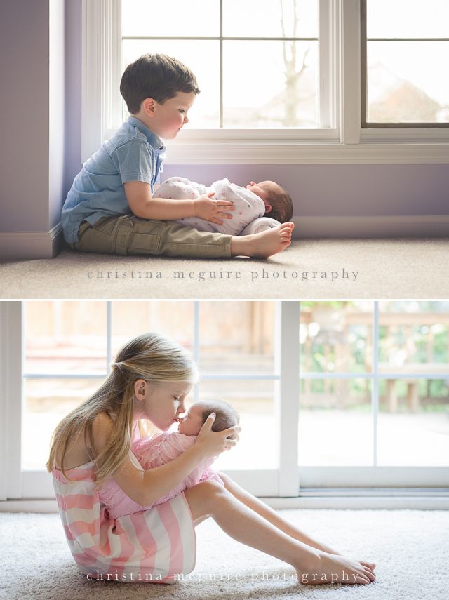 Cute idea for a sibling photo. Must have more babies. @Katie Blackburn can we make this happen???