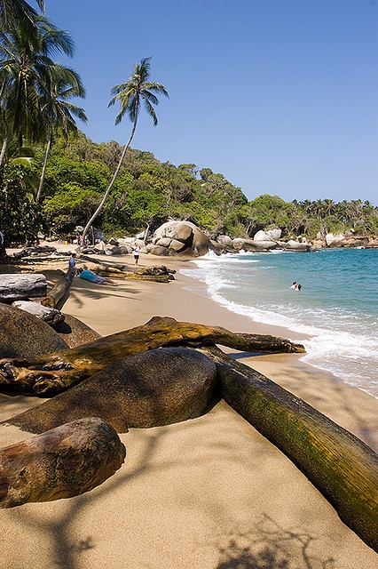 Tayrona National Park, Colombia. Dream destinations, Surreal Places To Visit #places #amazingplaces #totravel #vacations #iwantgohere #surrealplaces