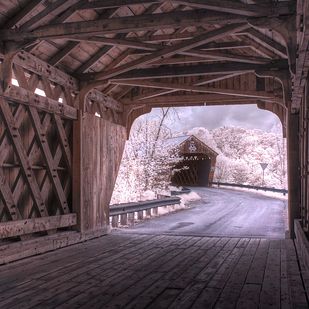 The covered bridges in Hartland | 34 Reasons Vermont Is The Most Beautiful Place In The World