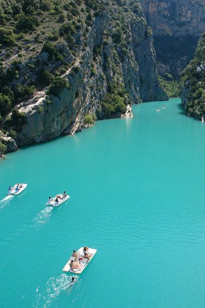 The Verdon Gorge, in south-eastern France, is a river canyon that is often considered to be one of Europe's most beautiful. It is about 25 kilometres long and up to 700 metres deep. Follow me "YEAH" for many more awesometacular photos and th