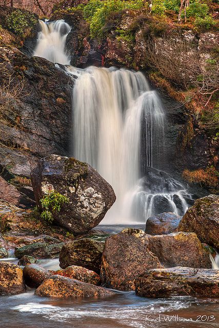 Inversnaid Falls, the Highlands, Scotland