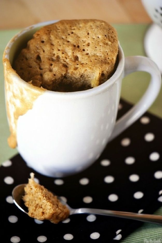 Banana Bread In A Mug | 18 Microwave Snacks You Can Cook In A Mug